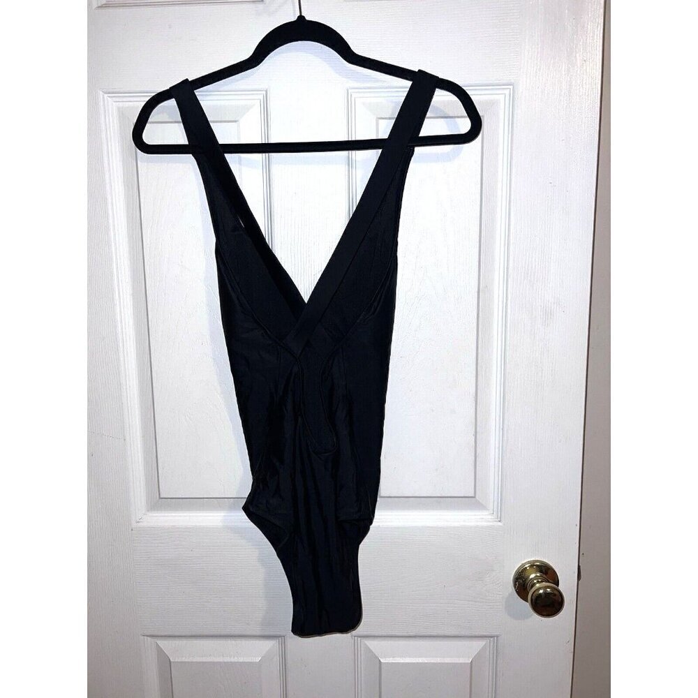 NWT J. CREW High-support Cross-Back One-Piece Black Style BR016 Sz 6 - Picture 7 of 16